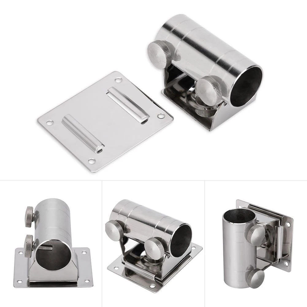 Sturdy Practical Multifunction Portable Stainless Steel Stand Umbrella Holder Thickened Anti-rust Fix Bracket Fishing Box Tackle | Спорт и