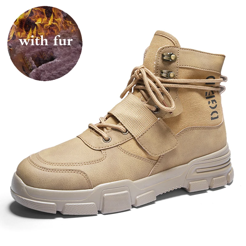 

Winter Waterproof Men Boots Plush Super Warm Snow Boots for Men Sneakers Size 39-44 Men Ankle Boots Outdoor Shoes Botas Hombre