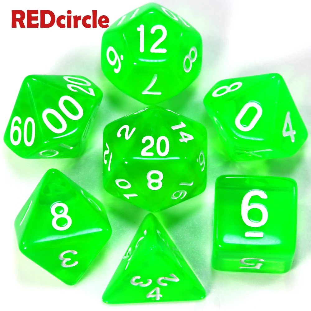 Горячая Распродажа Candy Die 7 шт./компл. прочный Набор игральных костей в старинном