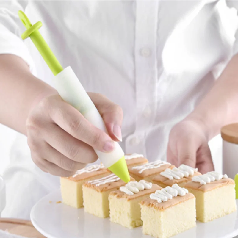 1 шт. шприц для украшения кондитерских изделий шоколада силиконовая пластина