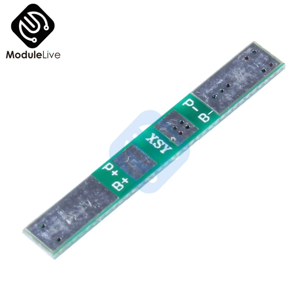 Защитная полимерная плата для литиевых батарей 1S 3 7 В 2 5a BMS PCM PCB модуль защиты от