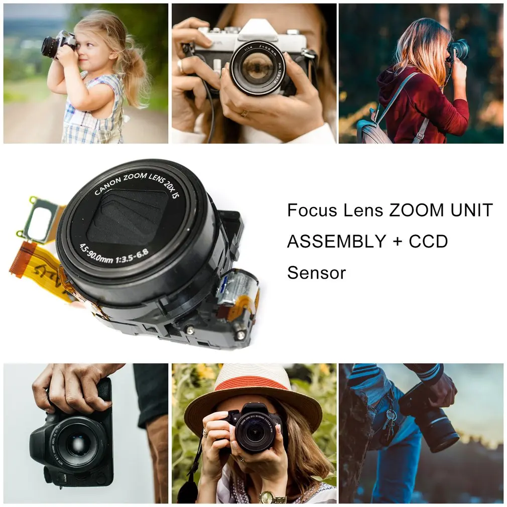 Для Canon PowerShot SX240 HS Фокус объектив зум блок в сборе + CCD сенсор камера запасная часть