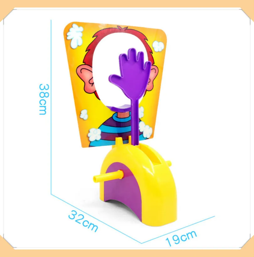 

Cake Cream Pie In The Face Family Party Fun Game Funny Gadgets Prank Gags Jokes Anti Stress Toys for Kids Joke Machine Toy Gift