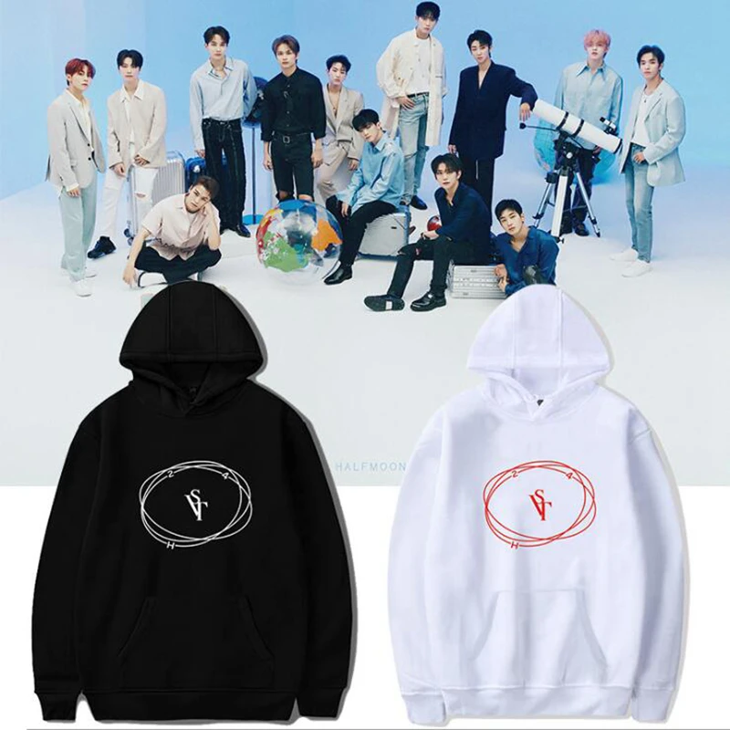 

Kpop seventeen mini album 24H same men hoody sweatshirts unisex pullover printing sweatshirt casual top streetwear