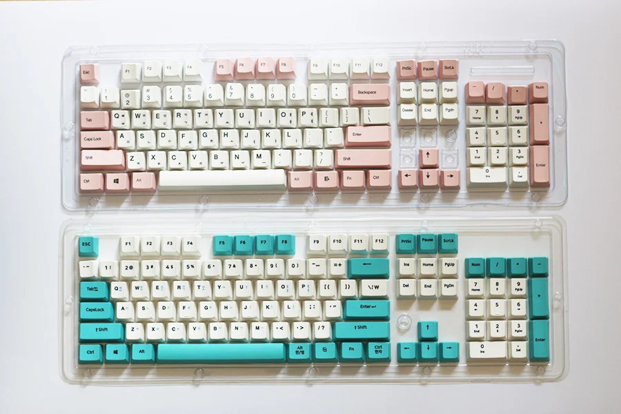 PBT сублимационные корейские колпачки для ключей с подсветкой 104 клавиш Cherry Mx переключатели колпачки для ключей съемник для механической клавиатуры