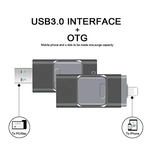 Флеш-накопитель i-Flash OTG 3 в 1 USB флеш-накопитель флешка 0 для iPhone 7/7Plus/5/5s/5c/6/6s/Plus/ipad |