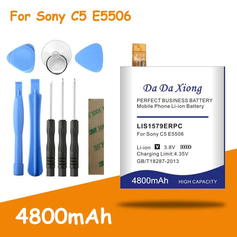 Аккумулятор LIS1579ERPC на 4800 мА · ч для Sony Xperia C5 Ultra/Dual E5506 E5553 E5533 E5563 Z3 Plus +/Dual E6553 Z4 E6533 +