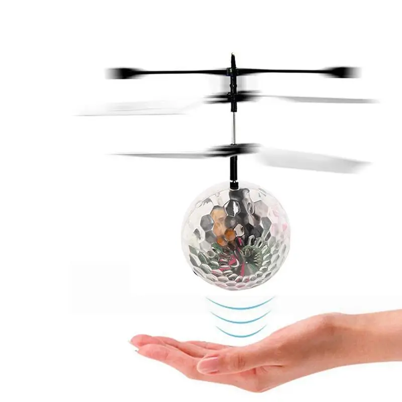 Радиоуправляемый летающий шар светящийся детский F светильник шарики