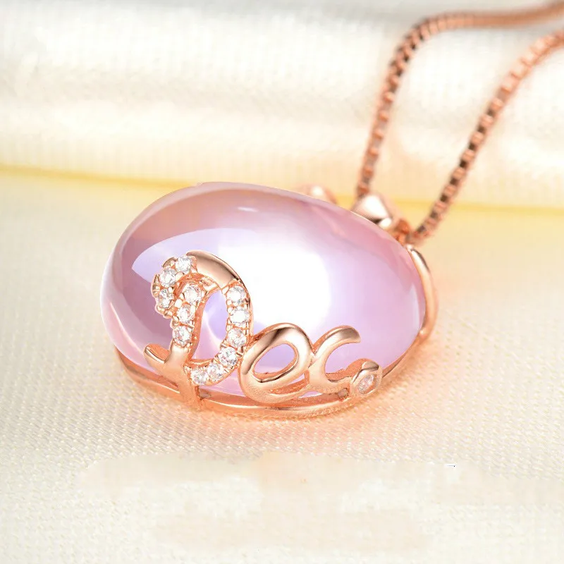 Популярная Мозаика из серебра 925 пробы с розовыми кристаллами подвеска в виде