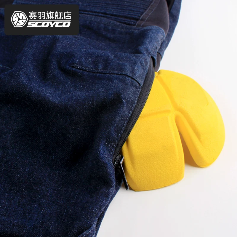 Штаны для мотоциклистов SCOYCO джинсовые штаны езды на мотоцикле защитные гонок 21