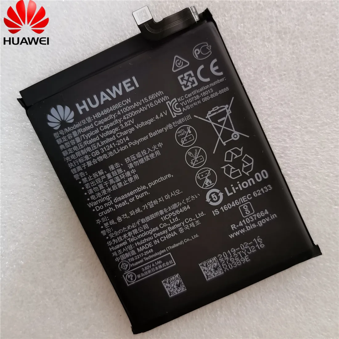 Оригинальная сменная батарея HB486486ECW для huawei P30 Pro mate 20 Pro mate 20 Pro натуральная батарея для телефона 4200 мАч+ Инструменты