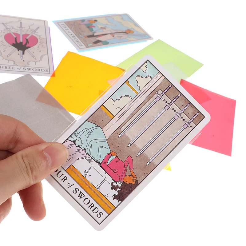 

5Pcs Stuks Kleur Matte Bordspellen Card Mouwen Trading Cards Protector Voor Kaarten Shield Magical Card Cover