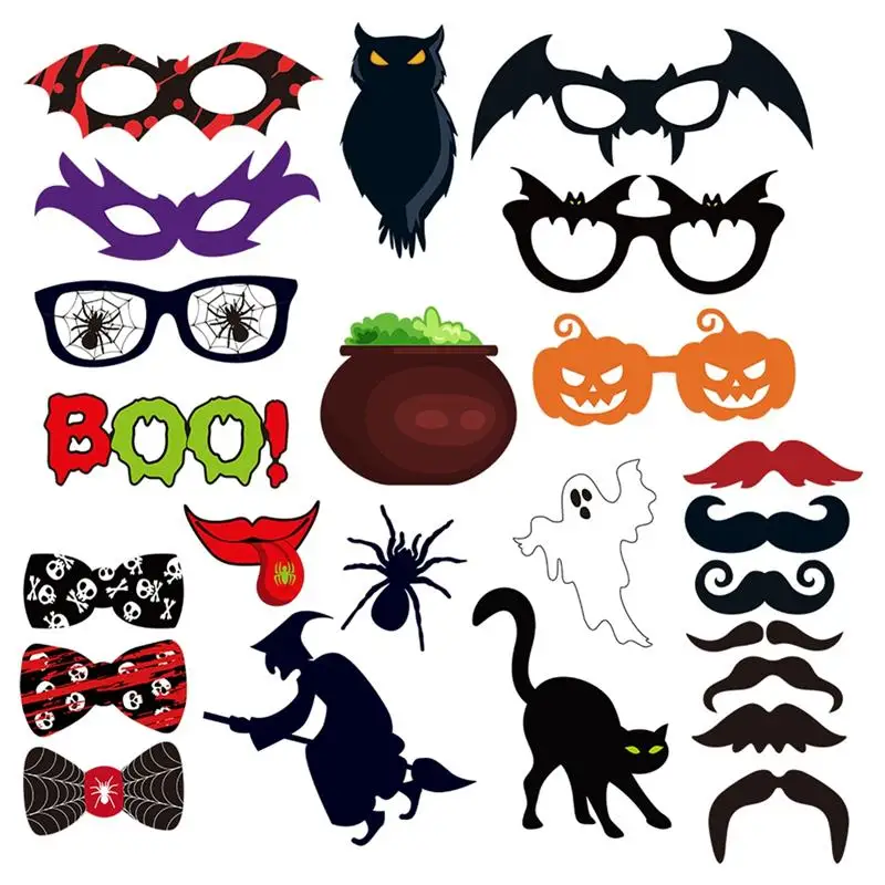 47 шт. реквизит для фотокамеры на Хэллоуин|Реквизиты фотобудки| |