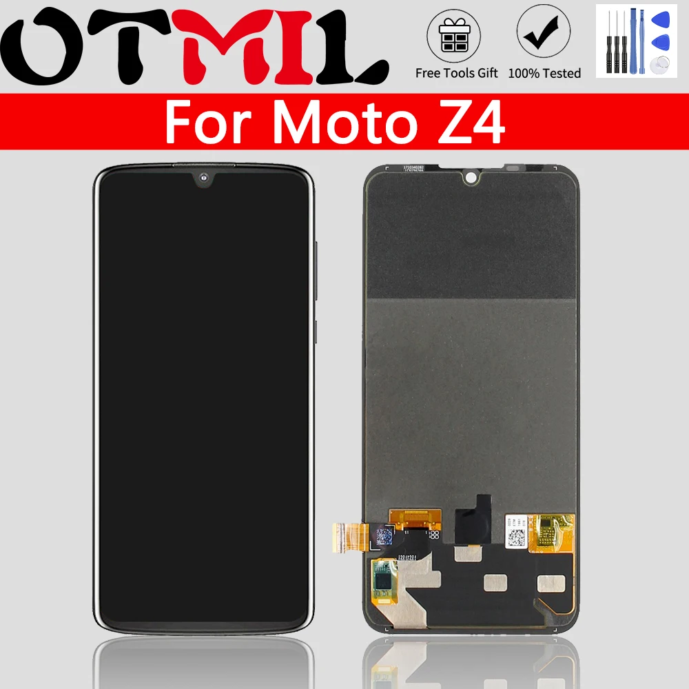 Оригинальный дисплей 6 4 ''для Motorola Moto Z4 ЖК с сенсорным экраном дигитайзер без
