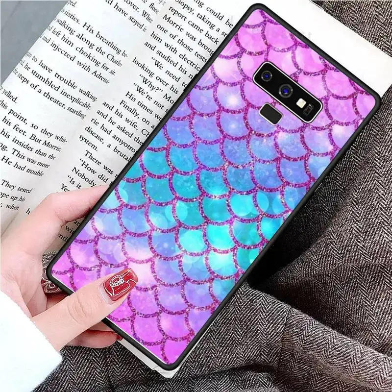 

Mermaid Tail Scale Phone Case For Samsung Galaxy S8 S9 S10 Plus S10E Note 3 4 5 6 7 8 9 10 Pro Lite cover