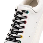 Эластичные шнурки для кроссовок, без завязывания, без завязывания, плоские, для детей и взрослых