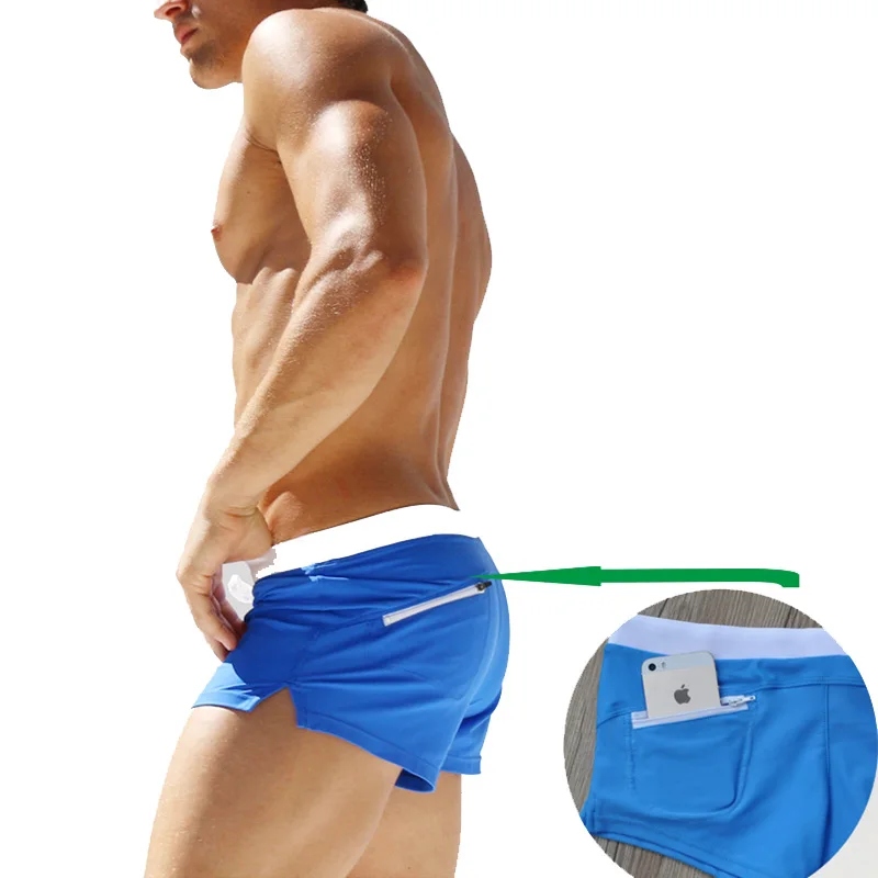 Летний купальник сексуальный Для мужчин пляжа бассейна в Мужские Шорты для