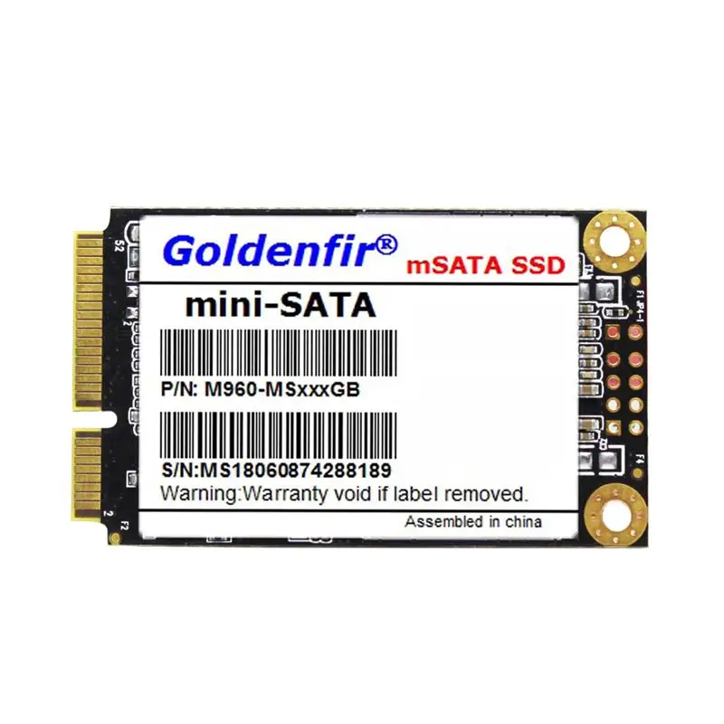 

Goldenfir MSATA SATA3 SSD 128GB/256GB/512GB/1TB Internal Solid State Drives Hard Disk For Laptop