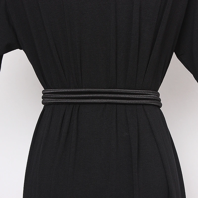 CHICEVER Elegant Rubber Band Women's Belt Metal Buckle Clothing Accessories Belts For Female 2020 Autumn Winter Fashion New