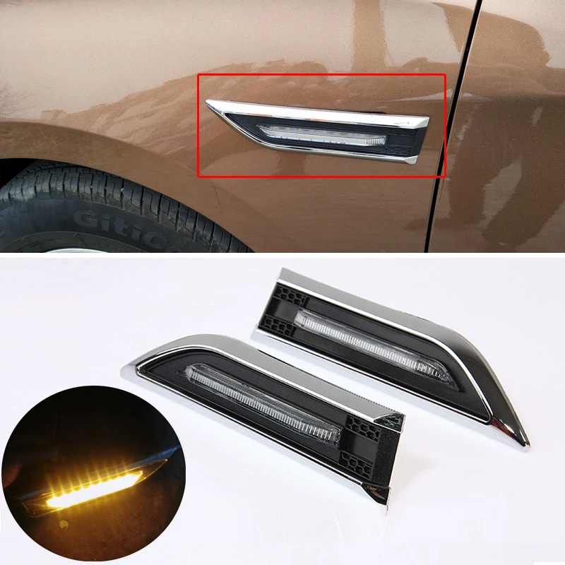 Светодиодная лампа CAPQX 2 шт./лот для Chevrolet Cruze 2009-2015 боковой фонарь двери указатель
