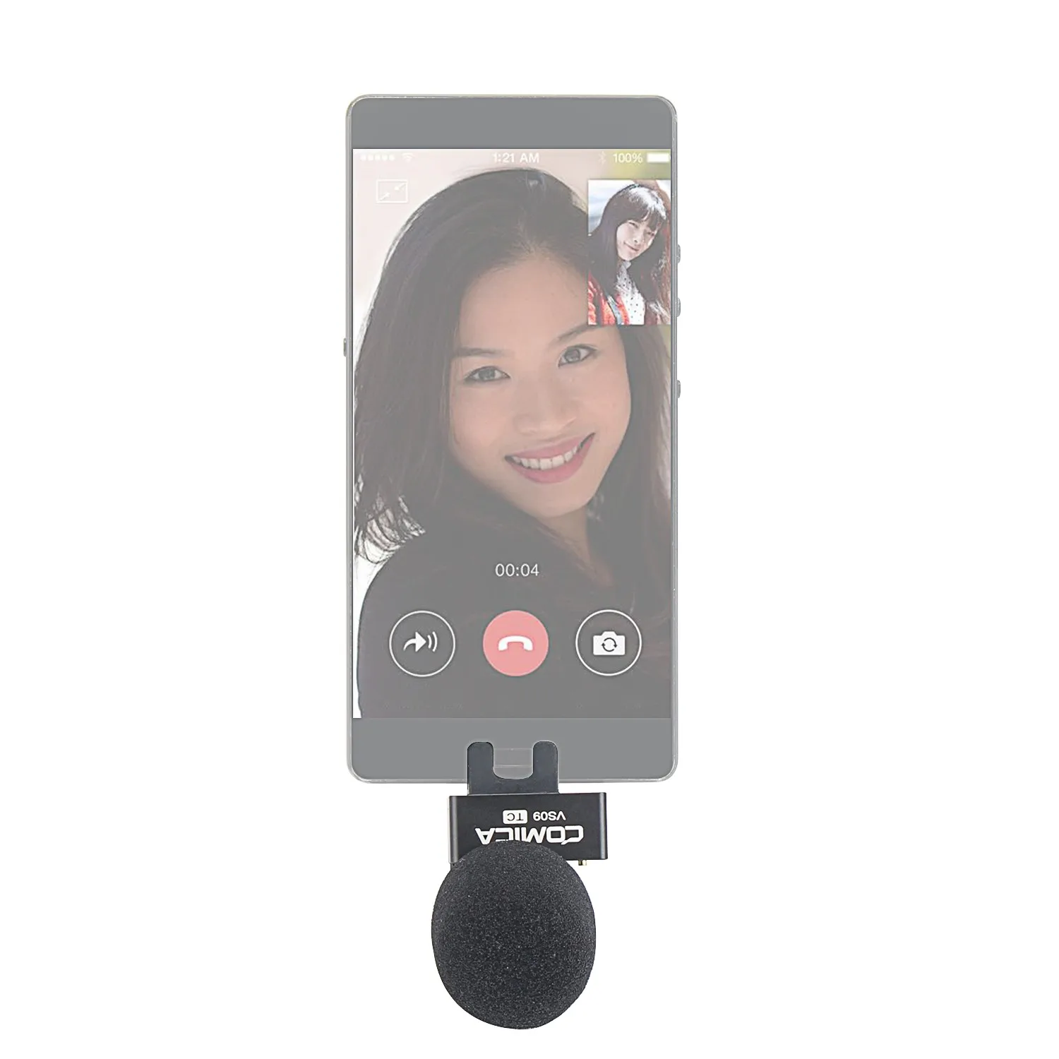 COMICA CVM VS09 TC USB C Соединение Кардиоидная 180 градусов вращение смартфон микрофон