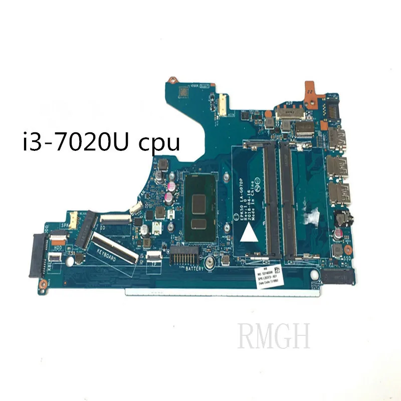 

Материнская плата для ноутбука HP 15-DA I3-7020U, встроенная графическая карта памяти, системная плата 100%, тест бесплатной доставки