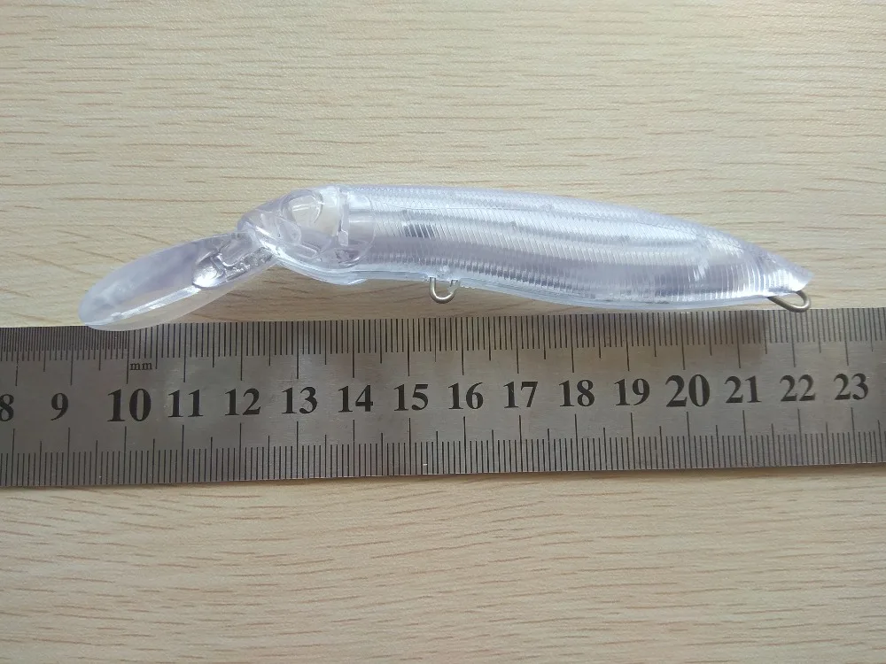 10 шт. Неокрашенный рыболовные приманки тела Minnow Hardbaits воблеры искусственная