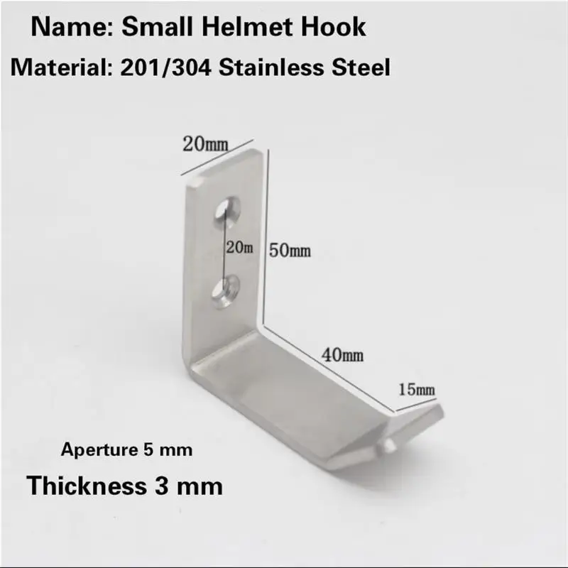 2 шт. держатель для мотоциклетного шлема из нержавеющей стали | Автомобили и