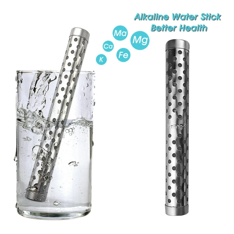 

Alkaline pH Water Filter Sticks Portable Hydrogen Mineral Purifier Naturally Increases pH Levels Decreases ORP