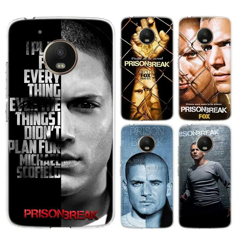 

Wentworth Miller Prison Case For Motorola G7 G9 G8 Power Soft TPU Cover Moto G6 Play G5S G5 E5 E6 Plus Coque Shell