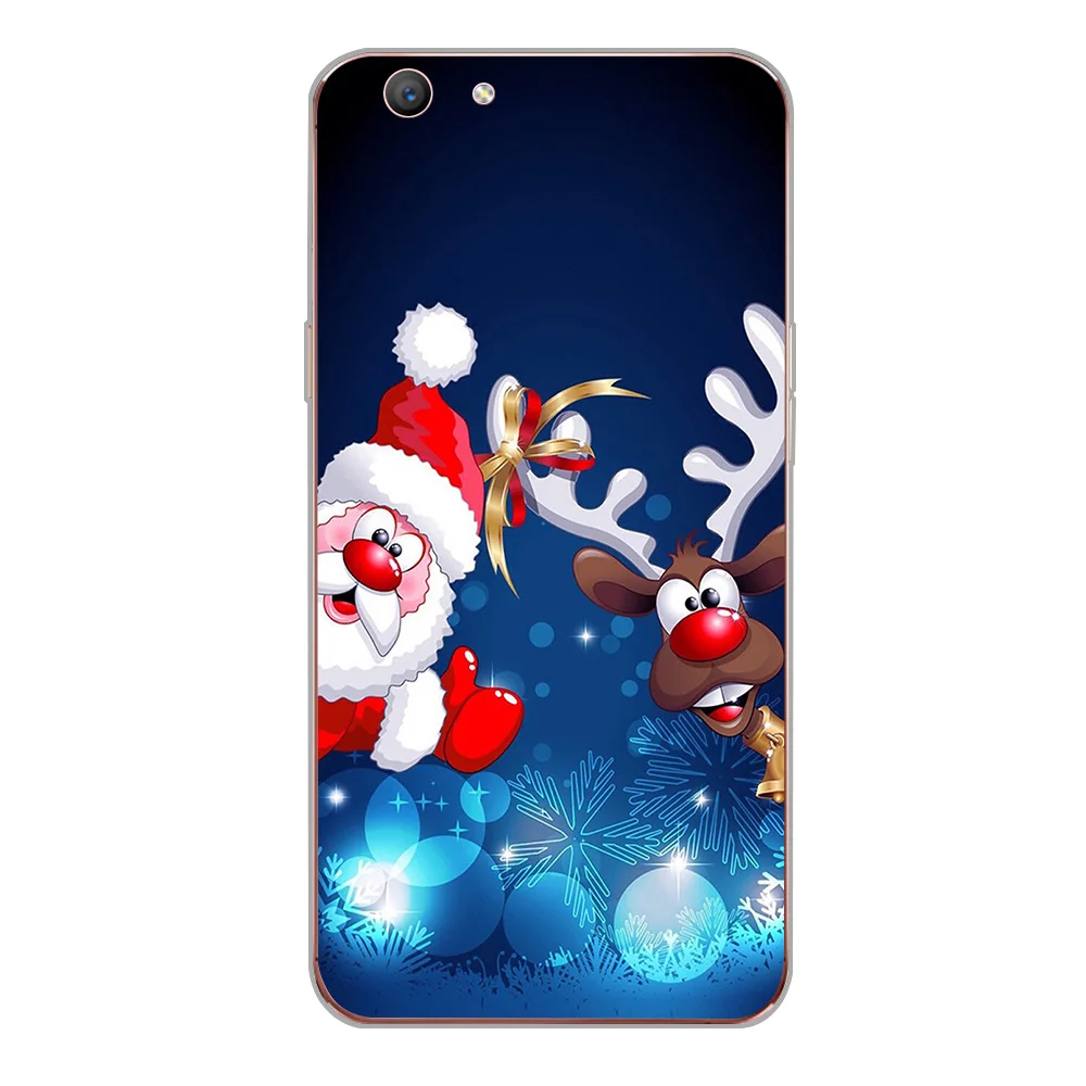 WM05659 Ciciber чехол для телефона чехол для OPPO A83 A59 A57 A39 A37 A5 A7 AX7 A3S F1S F11 F5 Молодежный мягкий силиконовый рождественская ёлка - Цвет: WM05659