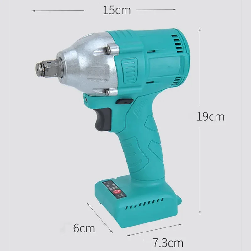 

22V Electric Brushless Impact Wrench Rechargeable 550NM Wrench Installation Cordless Power Tool Without Battery Accessories
