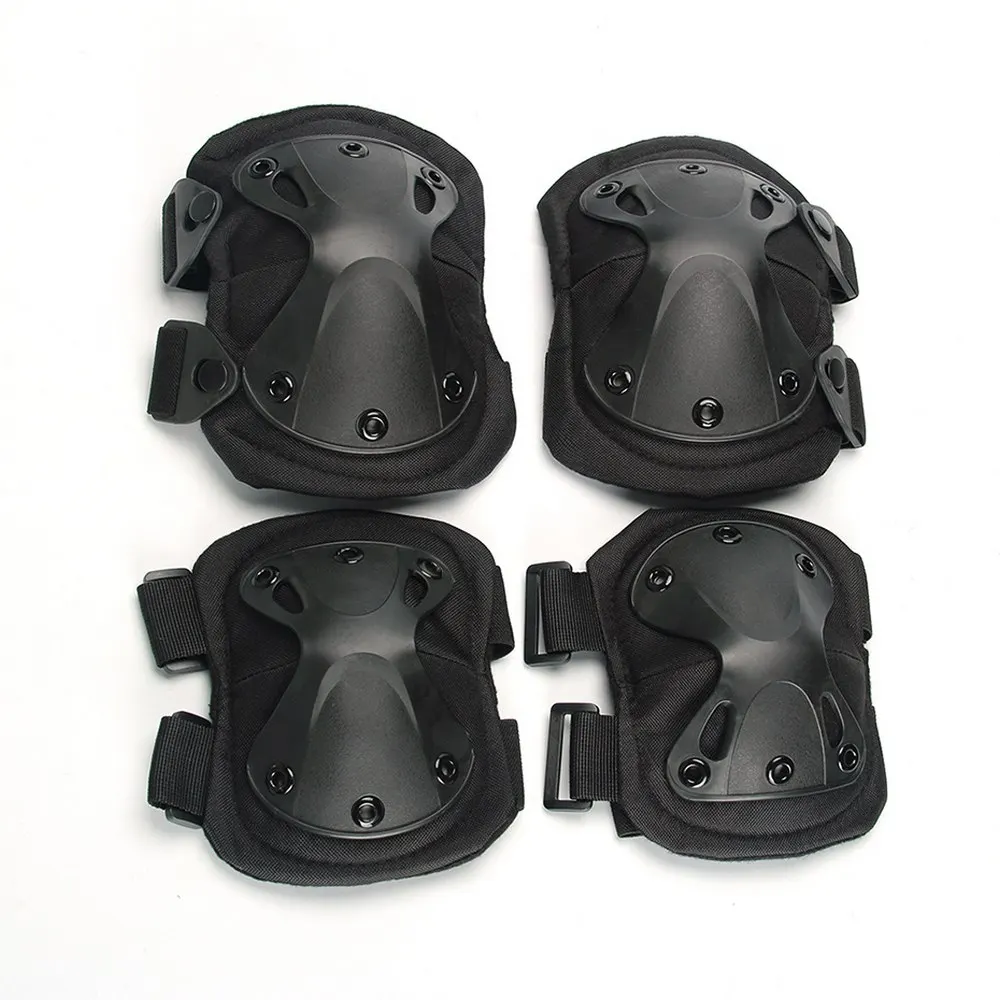 

4pcs/set Cycling Skating Protective Gear Pads Knee Elbow Pads Wrist Guards Outdoor Sport Safety Protector for Adults
