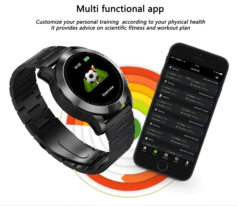 KSUN KSR903 cheep bluetooth android/ios телефоны водонепроницаемые сенсорный экран Спорт Здоровье Смарт часы