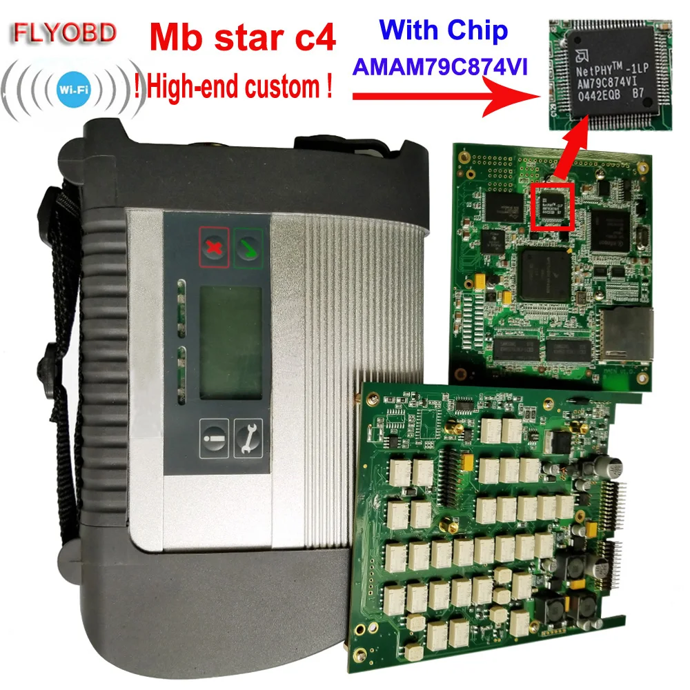 Оригинальное качество DOIP MB Star C4 с оригинальной печатной платой реле ADG426 и чипом