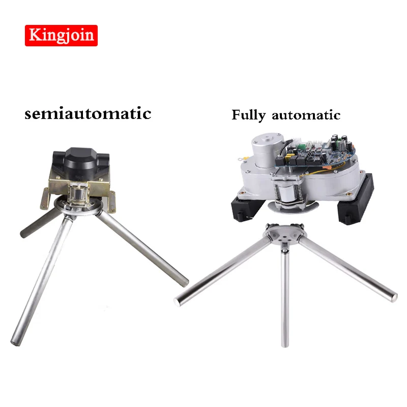 

RFID Semi-Automatic Access Control System Vertical Tripod Turnstile fullautomatic motor Optional