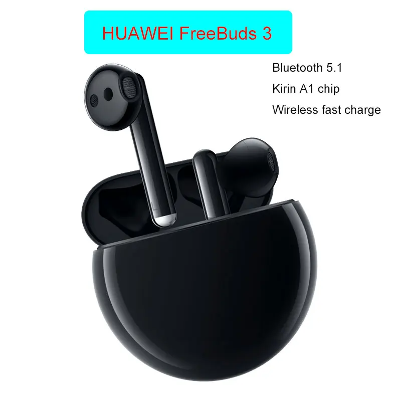 FreeBuds 3-black HUAWEI FreeBuds Lite/3/2 PROTWS наушники Bluetooth Беспроводной спортивные наушники Kirin A1 наушники-вкладыши Водонепроницаемый наушники - Цвет: FreeBuds 3-black