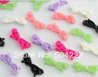 250 pcs lovely eye glasses with flower flatback scrapbooking cabochons cell phone decor hair pin diy
