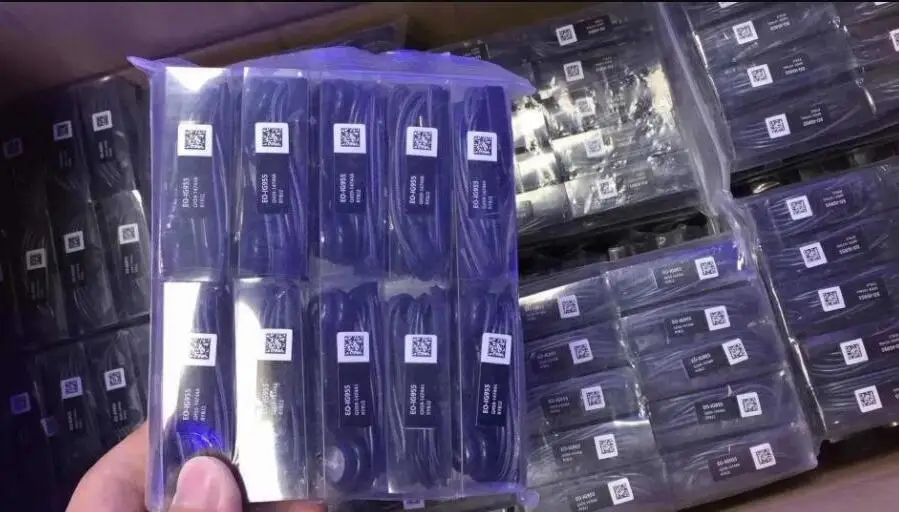 10 шт./лот EO IG955 in ear 3 5 мм для Samsung S8 s9 s10 наушники с микрофоном черного цвета высокое