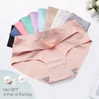 Трусики Женские однотонные со средней посадкой, 3 шт.лот