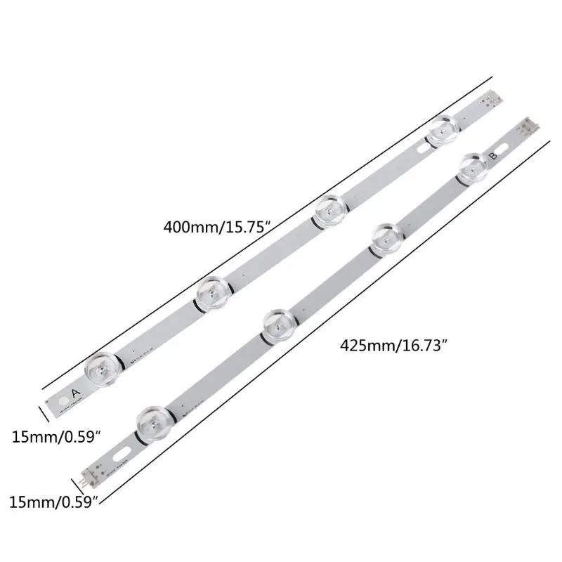 

8pcs LED Backlight Strip 4 and 4 Lamp For LG 42LB Inch TV 6916L 1709B 1710B