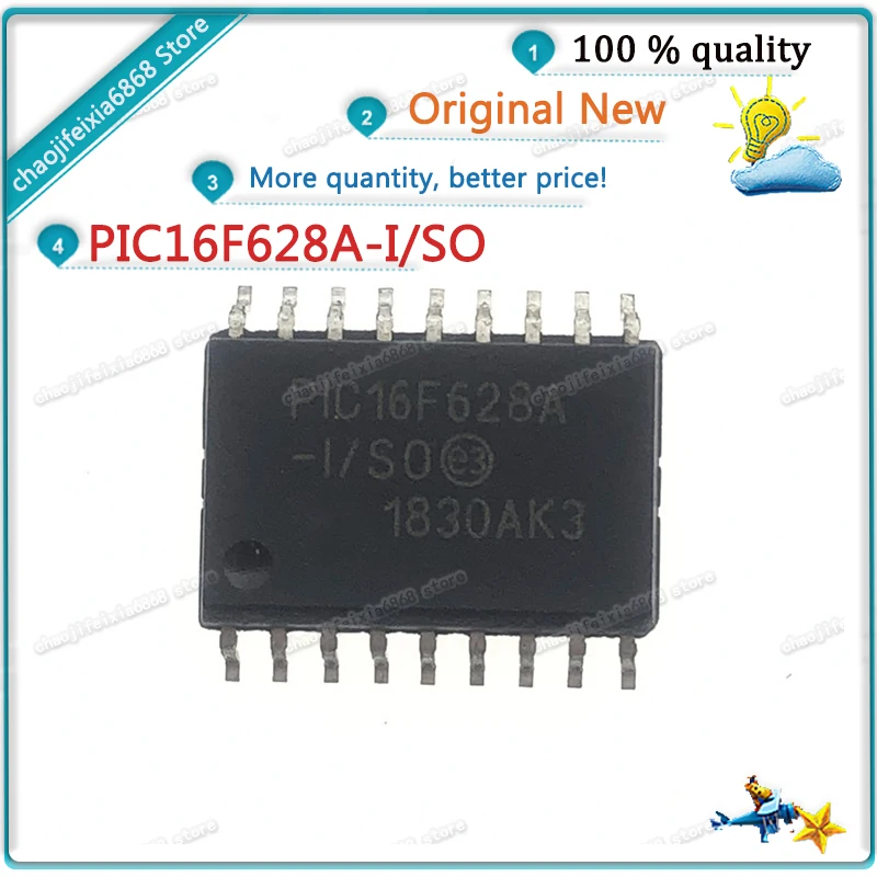 Новинка оригинал PIC16F628AISO SOP18 16F628A-I/SO PIC16F628A PIC16F628 SOP-18 5 шт.-10 шт./Лот! | Электронные
