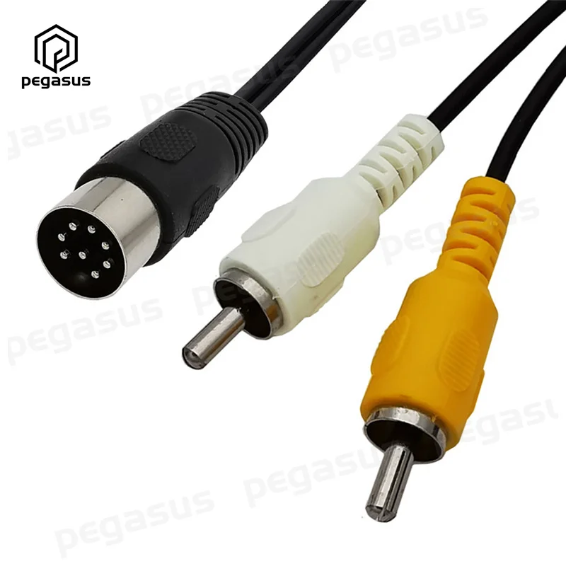 Кабель-адаптер с 8 разъемами на 2-RCA Лотос Папа-папа для музыкального инструмента