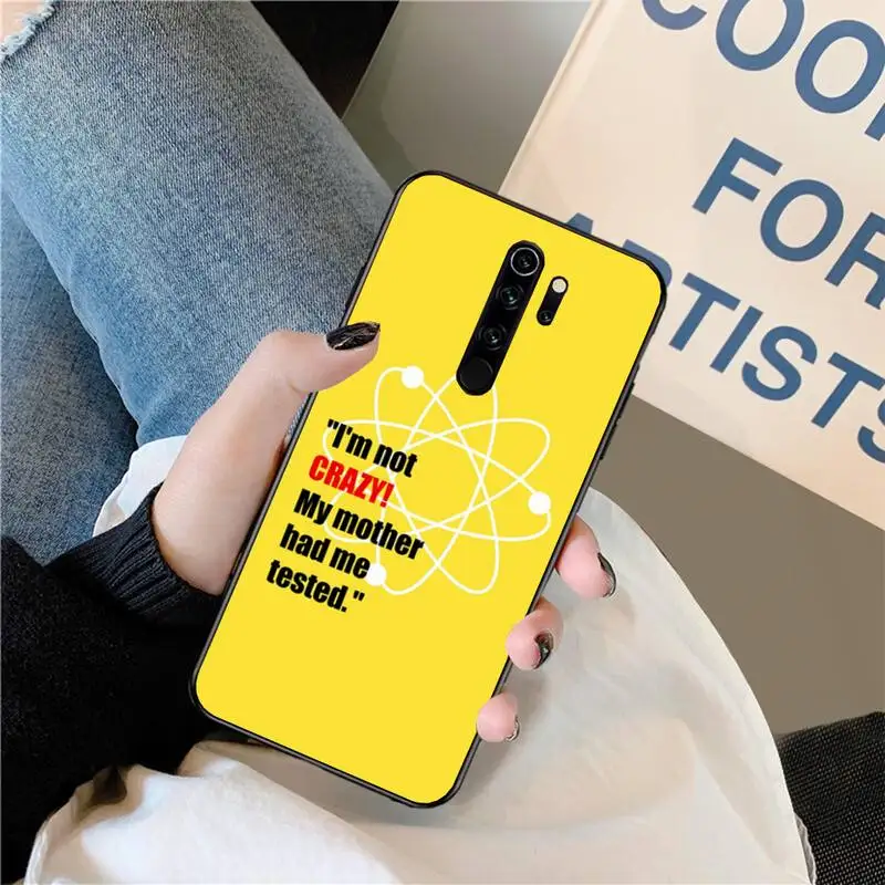 CUTEWANAN The Big Bang Theory TBBT мягкий силиконовый черный чехол для телефона Redmi Note 8 8A 8T 7 6 6A 5 5A