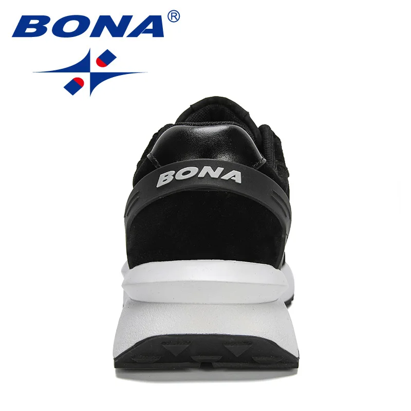 BONA 2021 New Designers Suede Platform Sneakers Women Fashion Running Walking Shoes Ladies Breathable Casual Footwear Feminimo