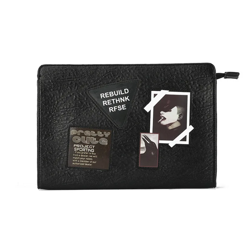 

Bags For Men 2021 New Fashion Men Long Wallets Black Luxury Brand Shoulder Bag Designer Leather Clutch Casual Crossbody Ipad Bag