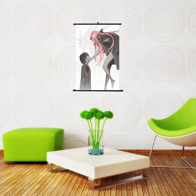 

Anime Manga Darling In The Franxx Wall Scroll Painting 20*30cm Picture Wallpaper Study Home Decor Poster