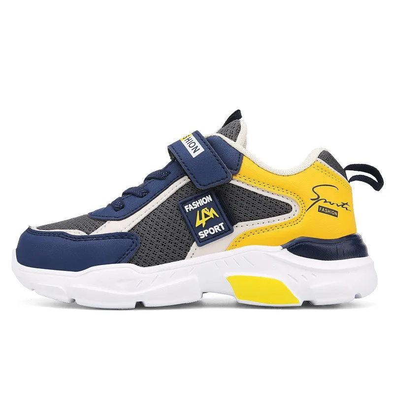 

Kids Fashion Sneakers for Boys Girl Mesh Breathable Sports Running Shoes Lightweight Children Casual shoes leather Outdoor Shoes