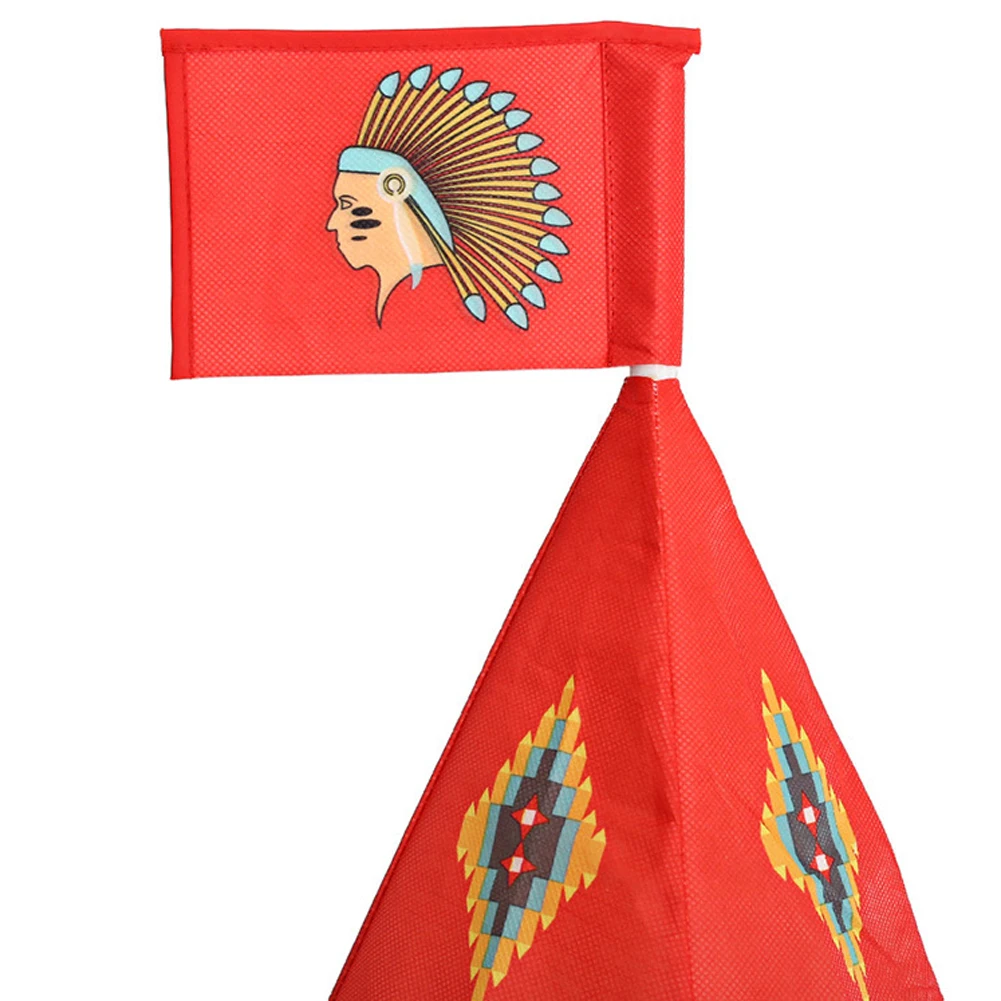 

New Baby Play House Tent Portable Foldable Folding Play House Hang Flag Teepee Indoor Outdoor Camping Game Tents for Kids Gifts