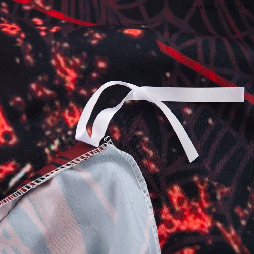 Комплект постельного белья с большим Пауком роскошный пододеяльник рисунком